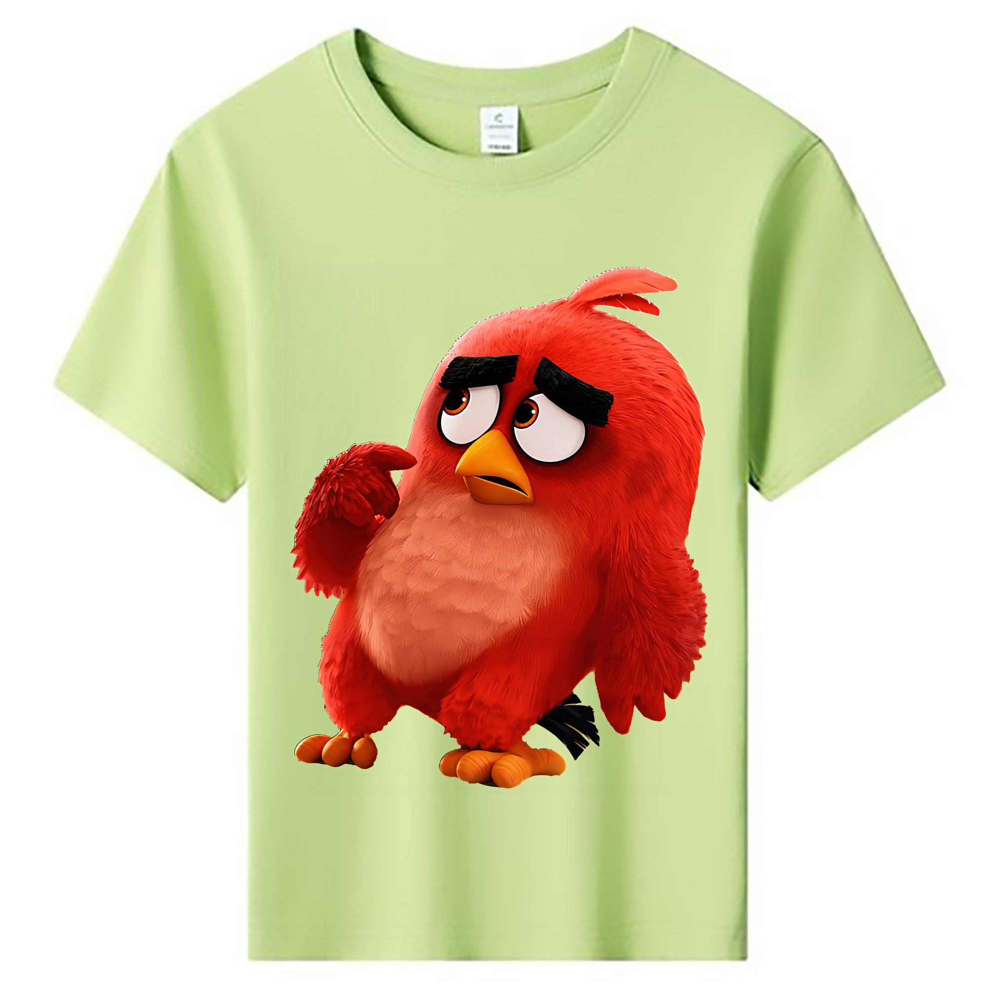 （画像用） Angry Birds アングリーバード 綿100％キッズTシャツ（フロントプリント）